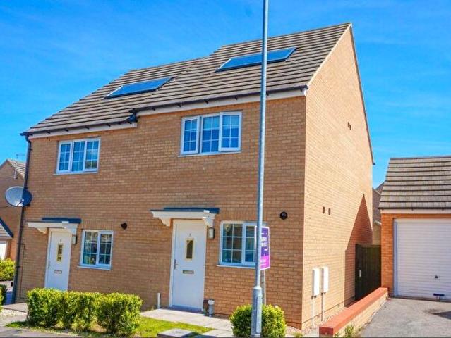2 Bedroom Semi Detached House To Rent In Olympic Square, Corby, Northamptonshire, NN18