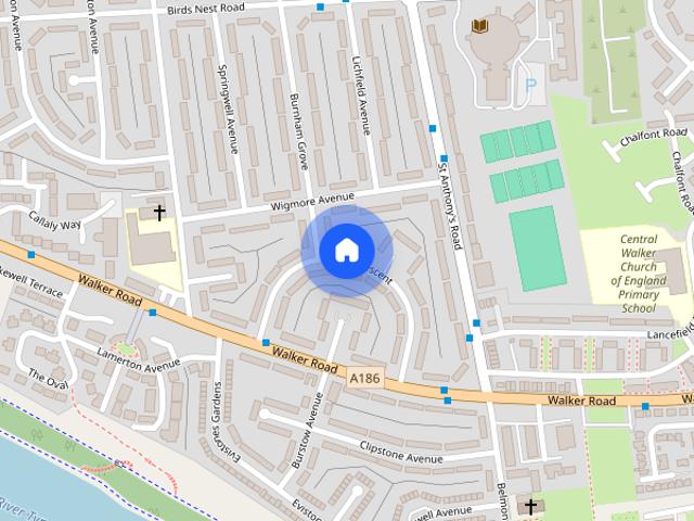 2 bedroom semi detached house to rent