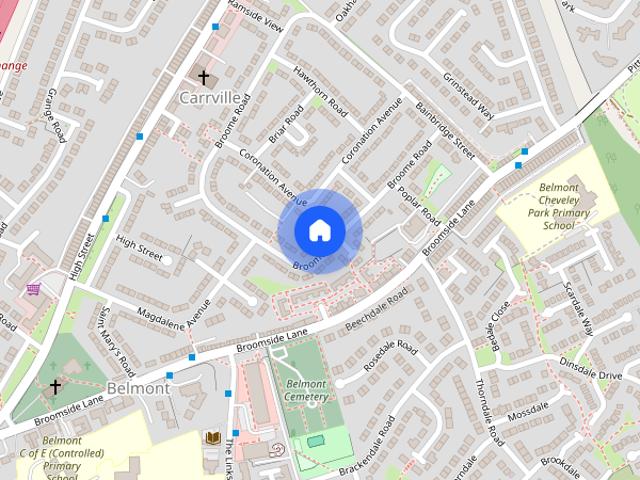 2 bedroom semi detached house to rent