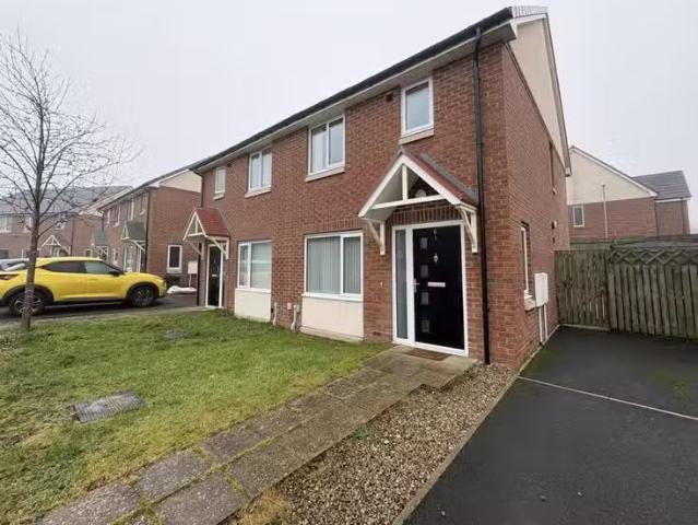 2 bedroom semi detached house for rent in Celandine Close, Dar.