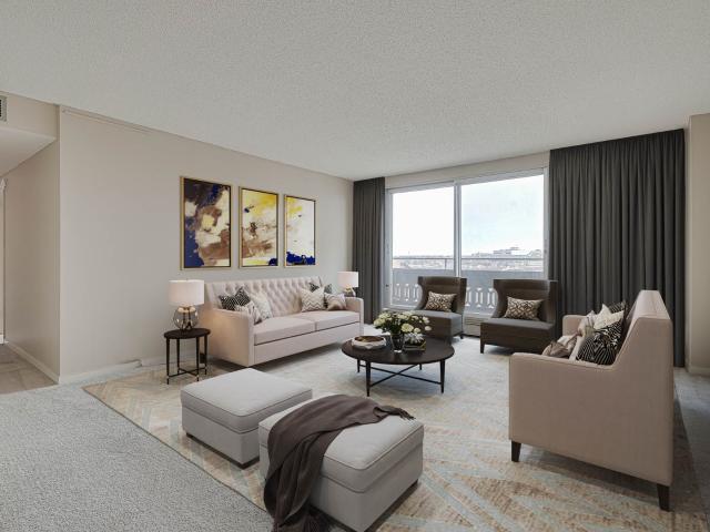 2 Bedroom Premium for rent in Carlton Tower in 325 5TH Ave. N, Saskatoon, Central Business District, S7K 2P7