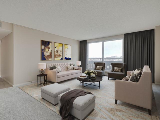 2 Bedroom Premium for rent in Carlton Tower in 325 5TH Ave. N, Saskatoon, Central Business District, S7K 2P7