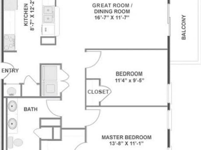 2 bedroom, Woodridge IL 60517 105437566