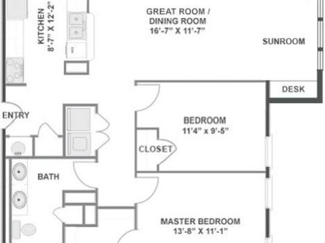 2 bedroom, Woodridge IL 60517 105765705