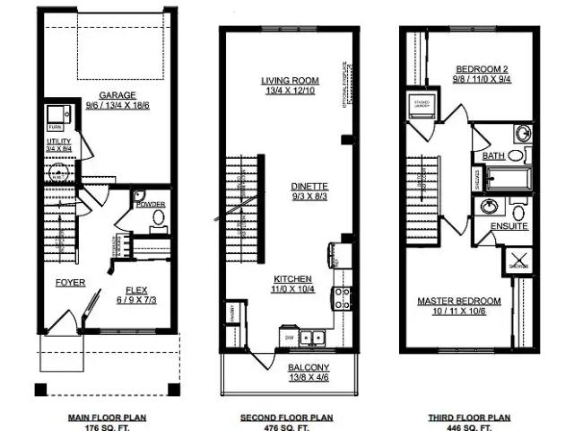 2 Bedroom Townhouse in the Uplands