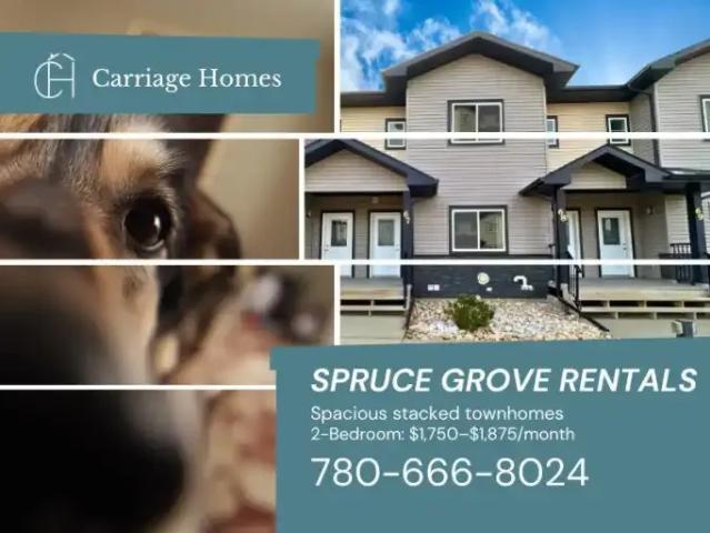 2 Bedroom Townhouse Spruce Grove AB 98463207