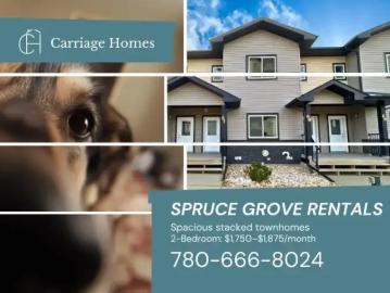 2 Bedroom Townhouse Spruce Grove AB LS98463207