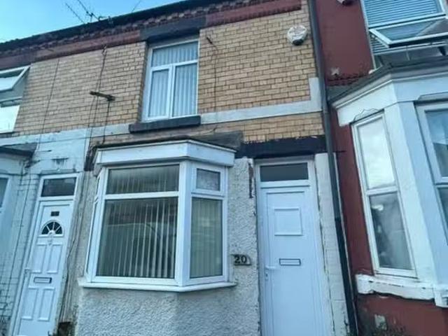 2 bedroom terraced house for rent in Harrowby Road, Birkenhead.