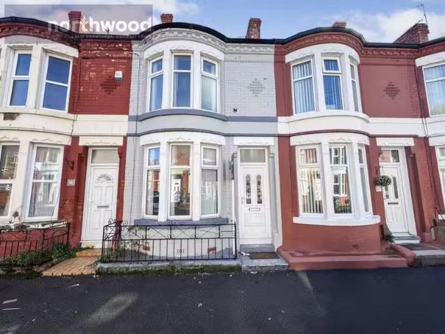2 bedroom terraced house for rent in Northbrook Road, Wallasey.