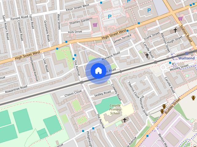 2 bedroom terraced house to rent