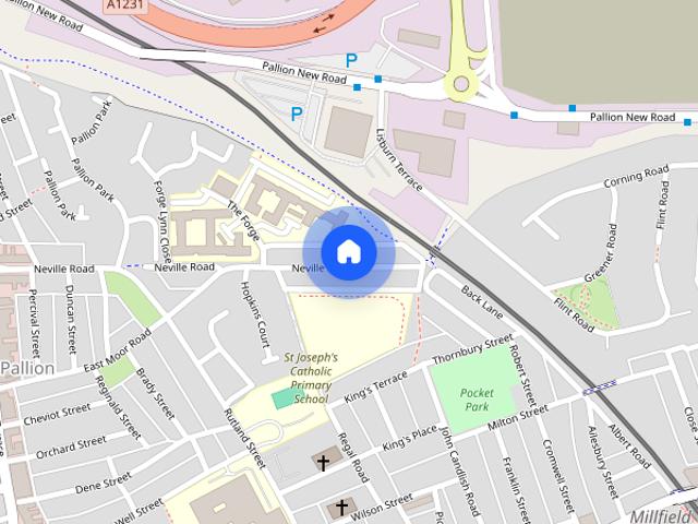 2 bedroom terraced house to rent