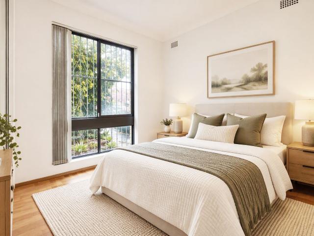 2 bedroom unit with lock up garage