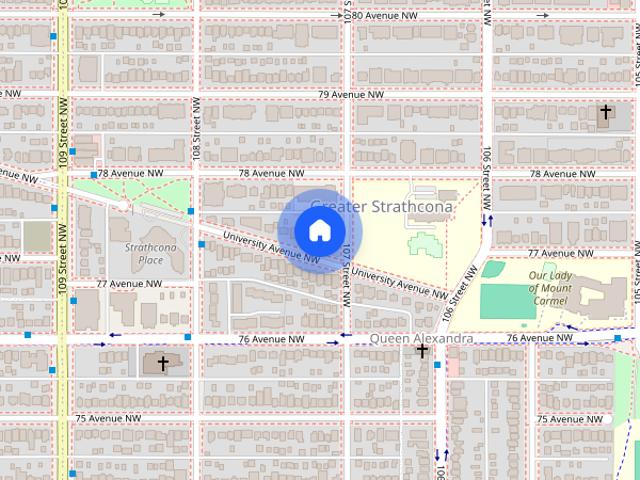 2 bedrooms+2 office rooms in basement Single House near U of A