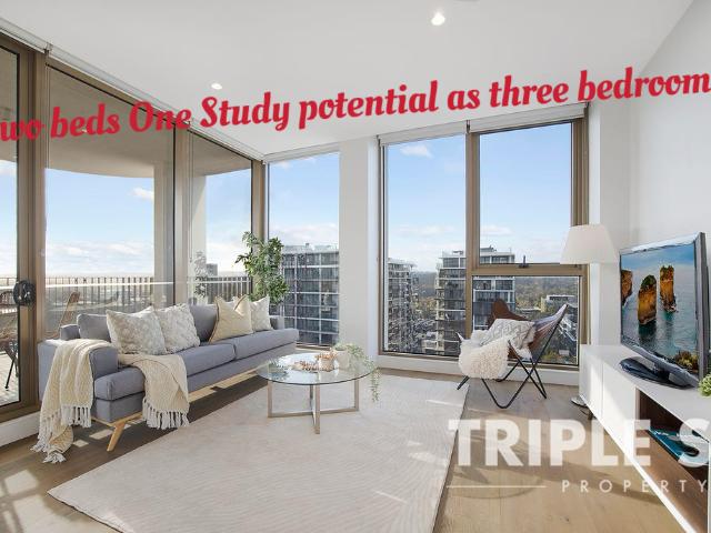 2 BEDROOMS PLUS HUGE STUDY ROOM WITH WINDOWS POTENTIAL 3RD BEDROOM | NORTHEAST FACING | ABUNDANCE OF NATURAL LIGHTS | PRIVACY