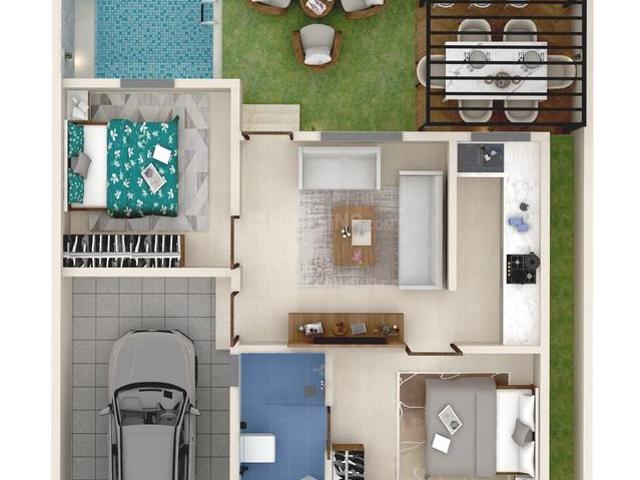 2 BHK Villa in Hoskote for resale Bengaluru. The reference number is 20374412