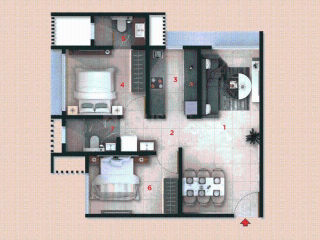 2 BHK Apartment in Chembur for resale Mumbai. The reference number is 21311757