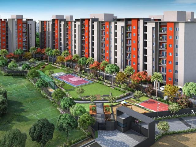 2 BHK Apartment in Chinna Nolambur for rent Chennai. The reference number is 20983889
