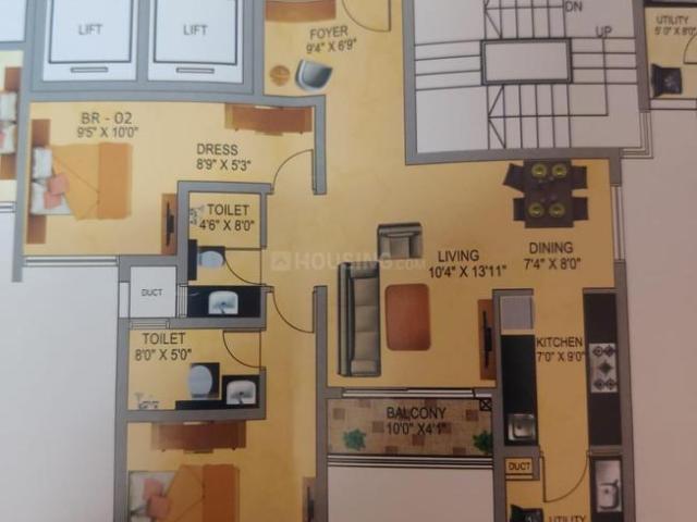 2 BHK Apartment in Akshayanagar for resale Bengaluru. The reference number is 20265157
