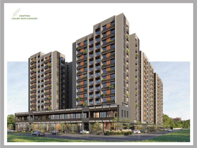 2 BHK Apartment in Bopal for resale Ahmedabad. The reference number is 13843625