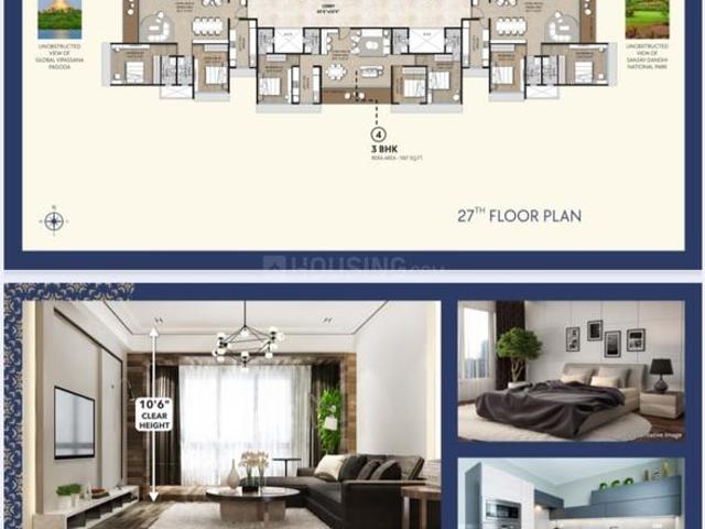 2 BHK Apartment in Borivali West for resale Mumbai. The reference number is 20812723