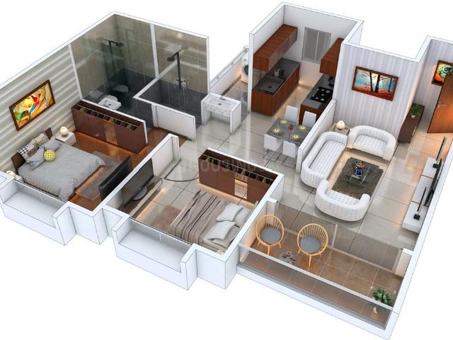 2 BHK Apartment in Bavdhan for resale Pune. The reference number is 20130108
