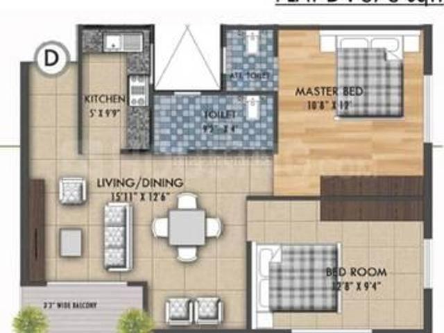 2 BHK Apartment in Benupur for rent Bhubaneswar. The reference number is 21182263