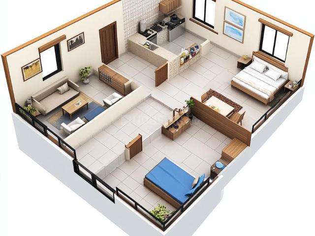 2 BHK Apartment in Gandhi Nagar for rent Dehri On Sone. The reference number is 20813502