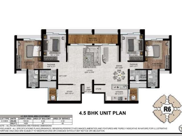 2 BHK Apartment in Ghansoli for resale Navi Mumbai. The reference number is 19464910