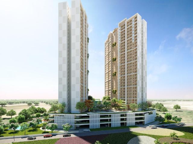 2 BHK Apartment in Gujarat International Finance Tec City for resale Gandhinagar. The reference number is 21010382