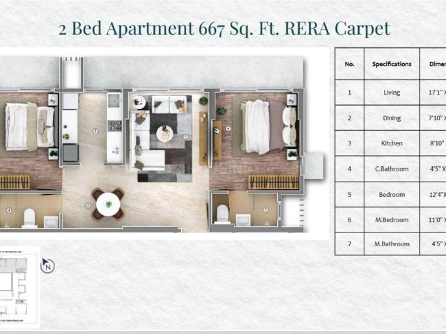 2 BHK Apartment in Dadar East for resale Mumbai. The reference number is 15655913