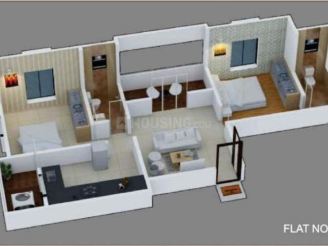 2 BHK Apartment in Dhankawadi for resale Pune. The reference number is 19911230