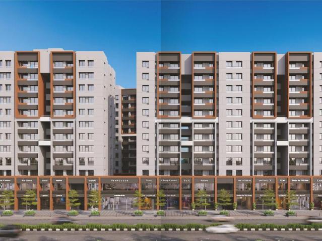 2 BHK Apartment in Dindoli for resale Surat. The reference number is 19117396