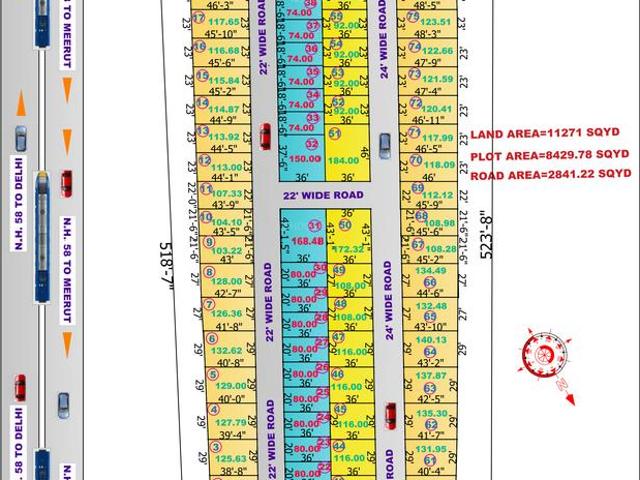 2 BHK Apartment in Duhai for resale Ghaziabad. The reference number is 20633716