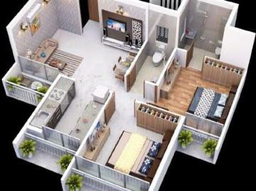 2 BHK Apartment in Kalamboli for resale Navi Mumbai. The reference number is 19871901