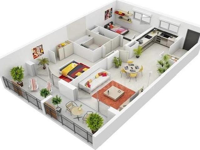2 BHK Apartment in Kamothe for resale Navi Mumbai. The reference number is 18781636
