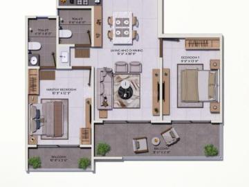 2 BHK Apartment in Karve Nagar for resale Pune. The reference number is 19931336