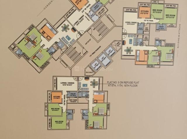 2 BHK Apartment in Kharghar for rent Navi Mumbai. The reference number is 20900684