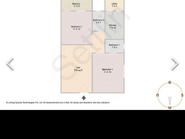 2 BHK Apartment in Hennur for resale Bengaluru. The reference number is 18229564