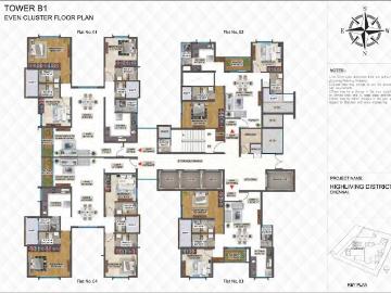 2 BHK Apartment in Jamalia for resale Chennai. The reference number is 13090828
