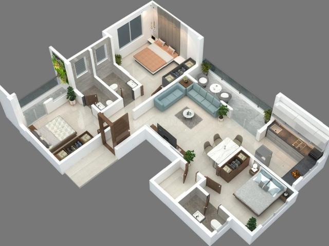 2 BHK Apartment in Lohegaon for resale Pune. The reference number is 19571843