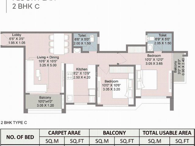 2 BHK Apartment in Moshi for resale Pune. The reference number is 17281865