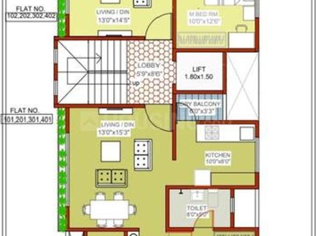 2 BHK Apartment in Maharshi Nagar for resale Pune. The reference number is 20684268