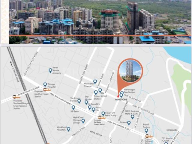 2 BHK Apartment in Mira Road East for rent Mira Bhayandar. The reference number is 20590227