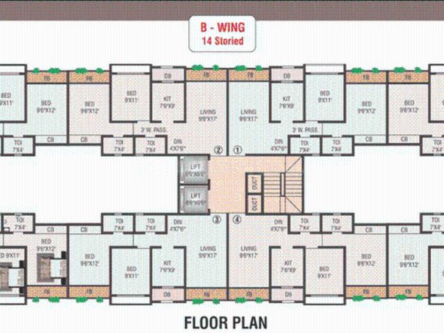 2 BHK Apartment in Mira Road East for resale Mira Bhayandar. The reference number is 19047786
