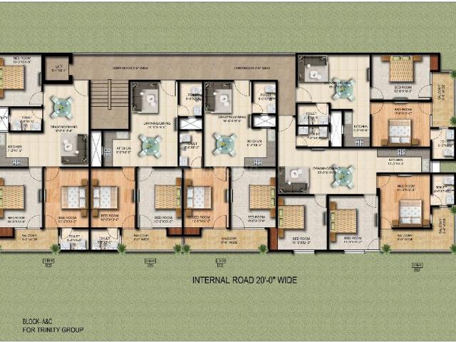 2 BHK Apartment in Noida Extension for resale Greater Noida. The reference number is 21191369