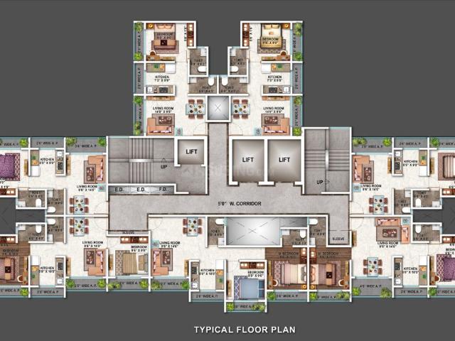 2 BHK Apartment in Nalasopara West for resale Nala Sopara. The reference number is 20948634