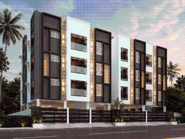 2 BHK Apartment in Nanmangalam for resale Chennai. The reference number is 20719394