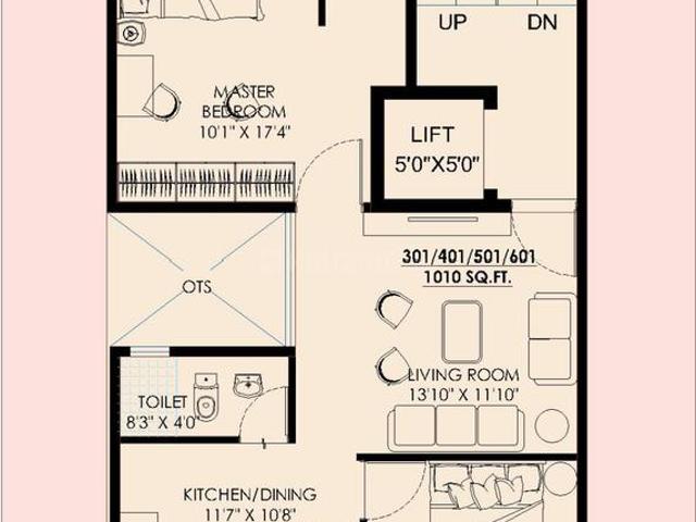 2 BHK Apartment in Narayan Peth for resale Pune. The reference number is 20311890