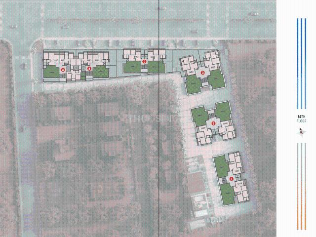 2 BHK Apartment in South Bopal for resale Ahmedabad. The reference number is 20563392