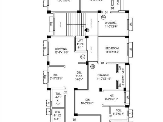 2 BHK Apartment in Salt Lake City for resale Kolkata. The reference number is 20589121